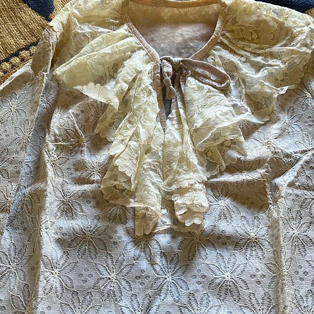 Beautiful hand made blouse , Victorian style